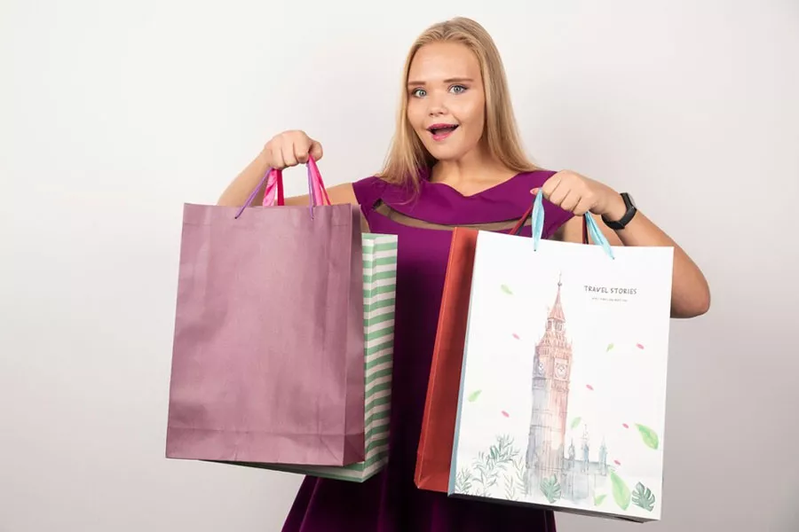 Custom-Printed Shopping Bags
