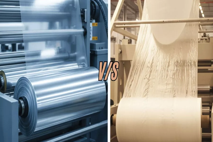 Cast vs. Blown Stretch Wrap