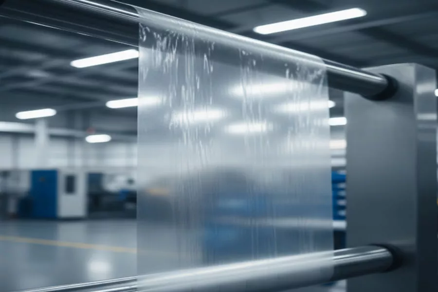 Blown stretch films