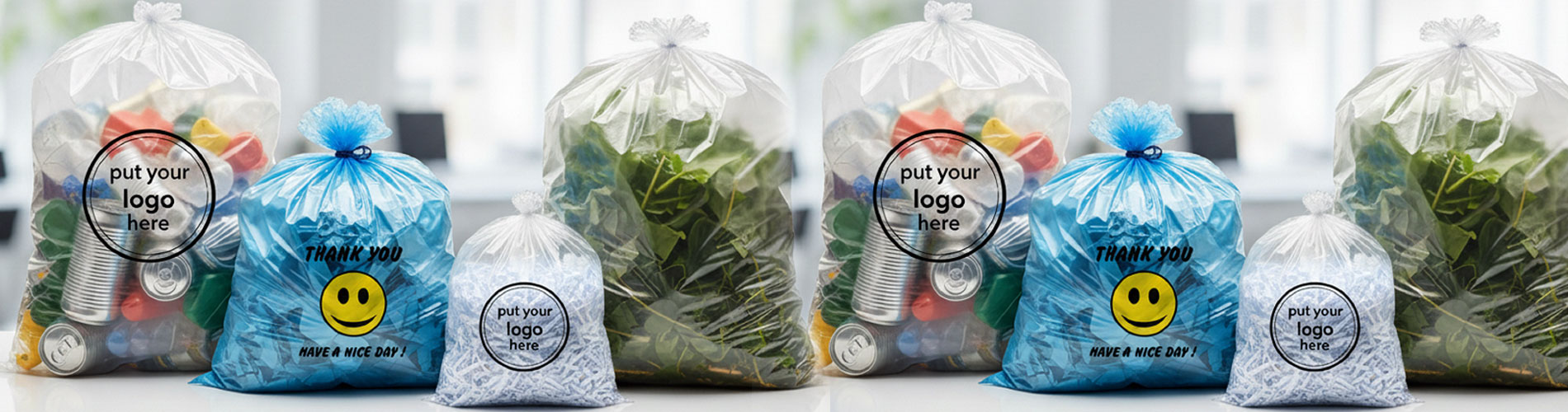 Banner Image of Transparent Trash Bags