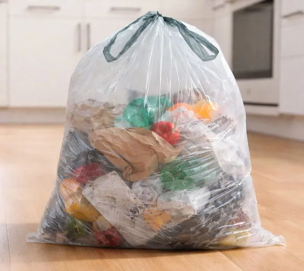 Clear Bags with Drawstrings