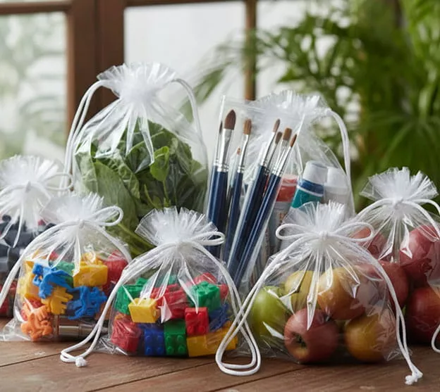 small drawstring trash bags